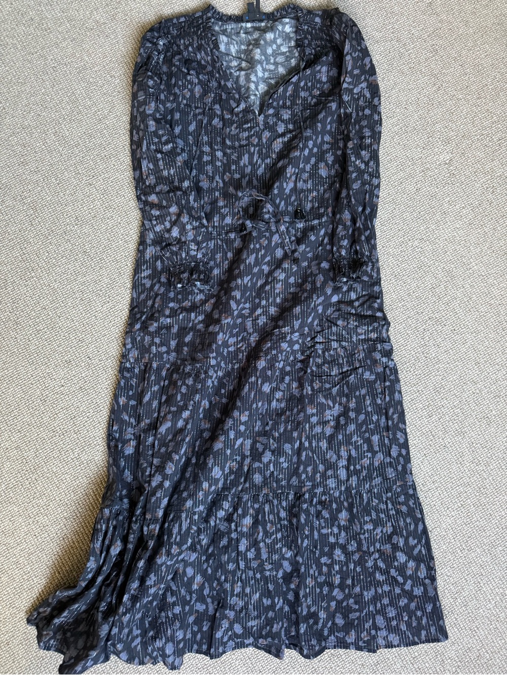 PAIGE Floral Midi Dress M
